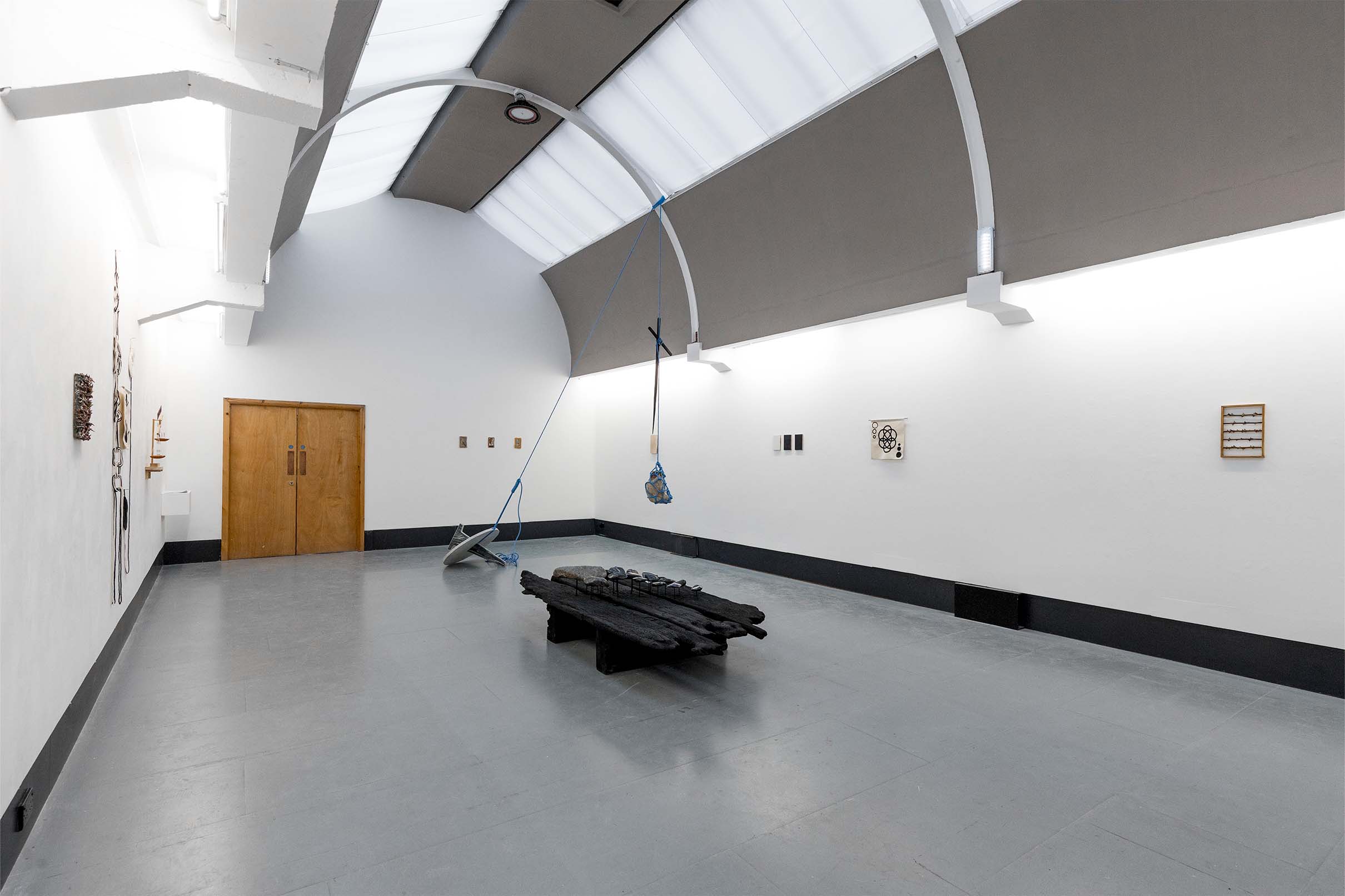 A gallery shot of the Counterweight Exhibition, curated by Jed Buttress.