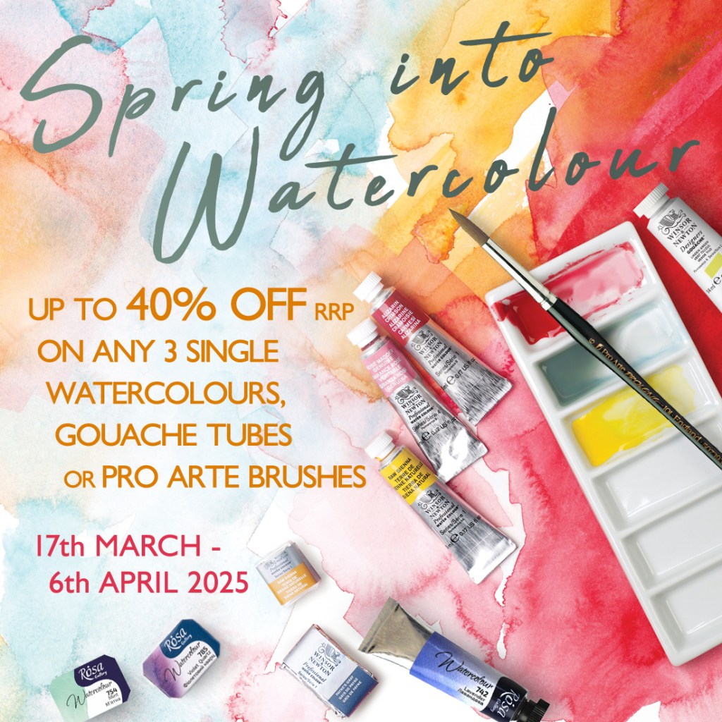 Spring into Watercolour 2025 Promo Pic Square