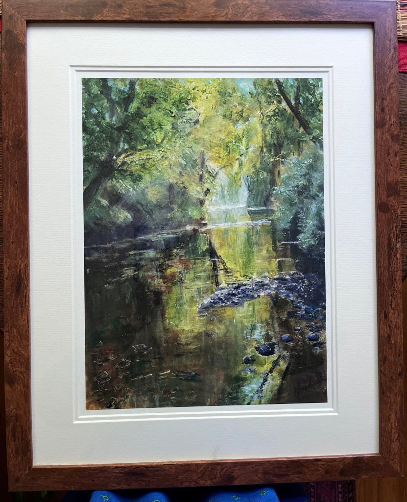 Sunlight on the Browney_Jill Marshall