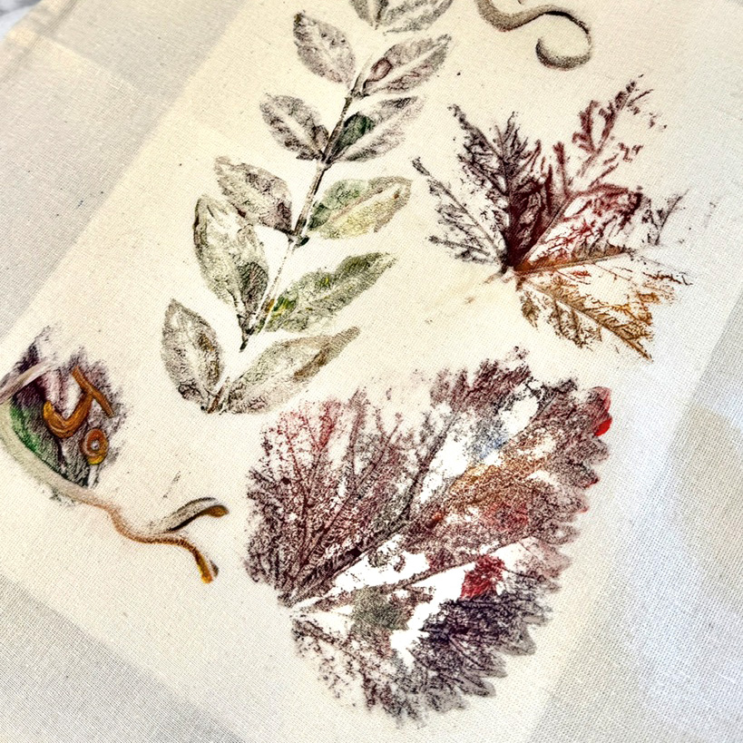 Gelli Plate Printing On Fabric (APR 3RD)