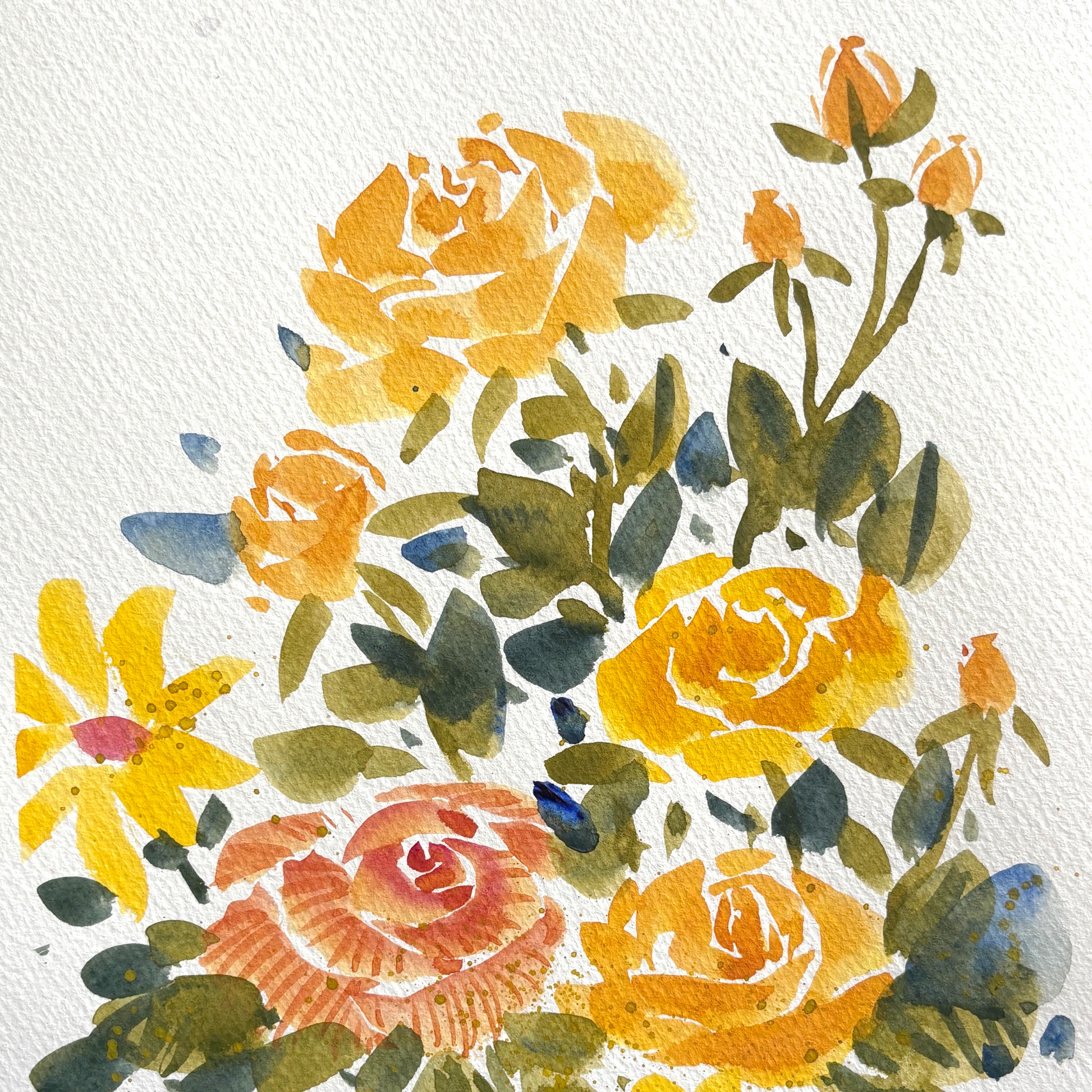Painting Flowers in Watercolours (MAR 13TH)